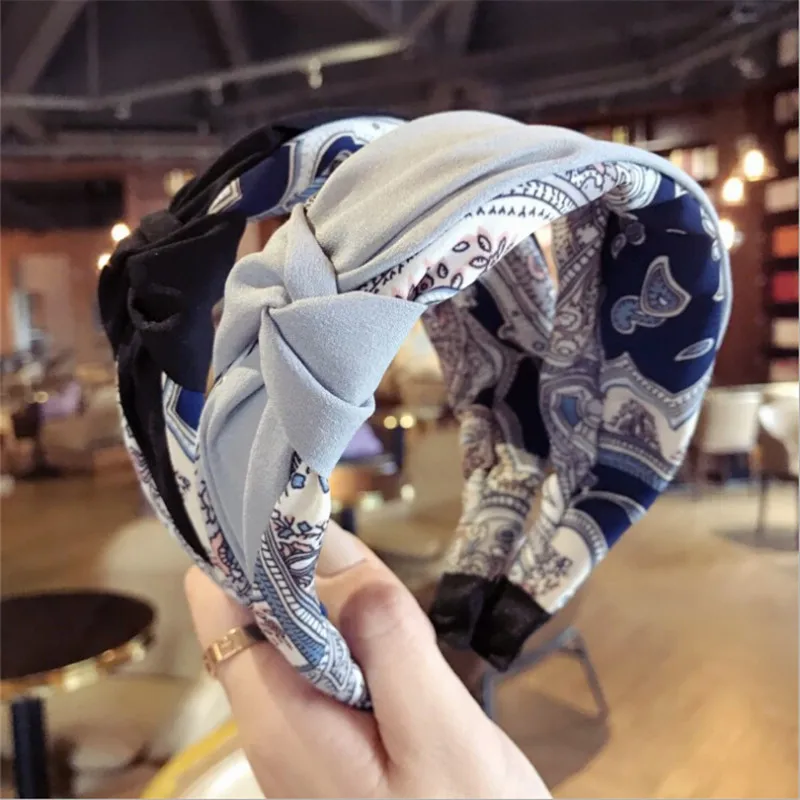 

Korean Boutique Hairband Floral Knot Headband Women Girls Hair Head Hoop Band Accessories For Women Scrunchy Headdress Hairbands