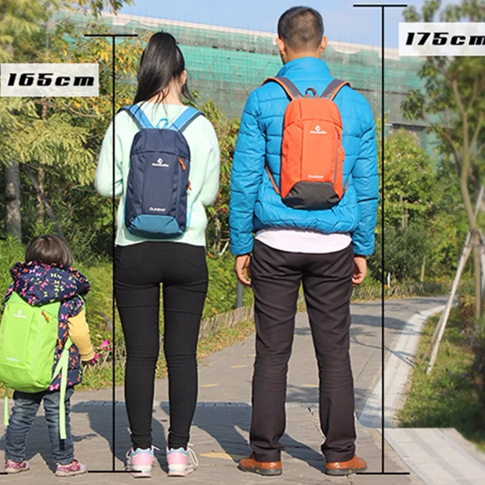 New Nylon Camping Backpack Portable Travel Backpack Outdoor Sport Hiking Mountaineering Bag Travel Tactical Backpack 10L 2017