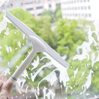 

Bathroom Shower Window Mirror Squeegee Glass Wiper Glass Window Soap Cleaner Wiper Squeegee Window Washing Tool