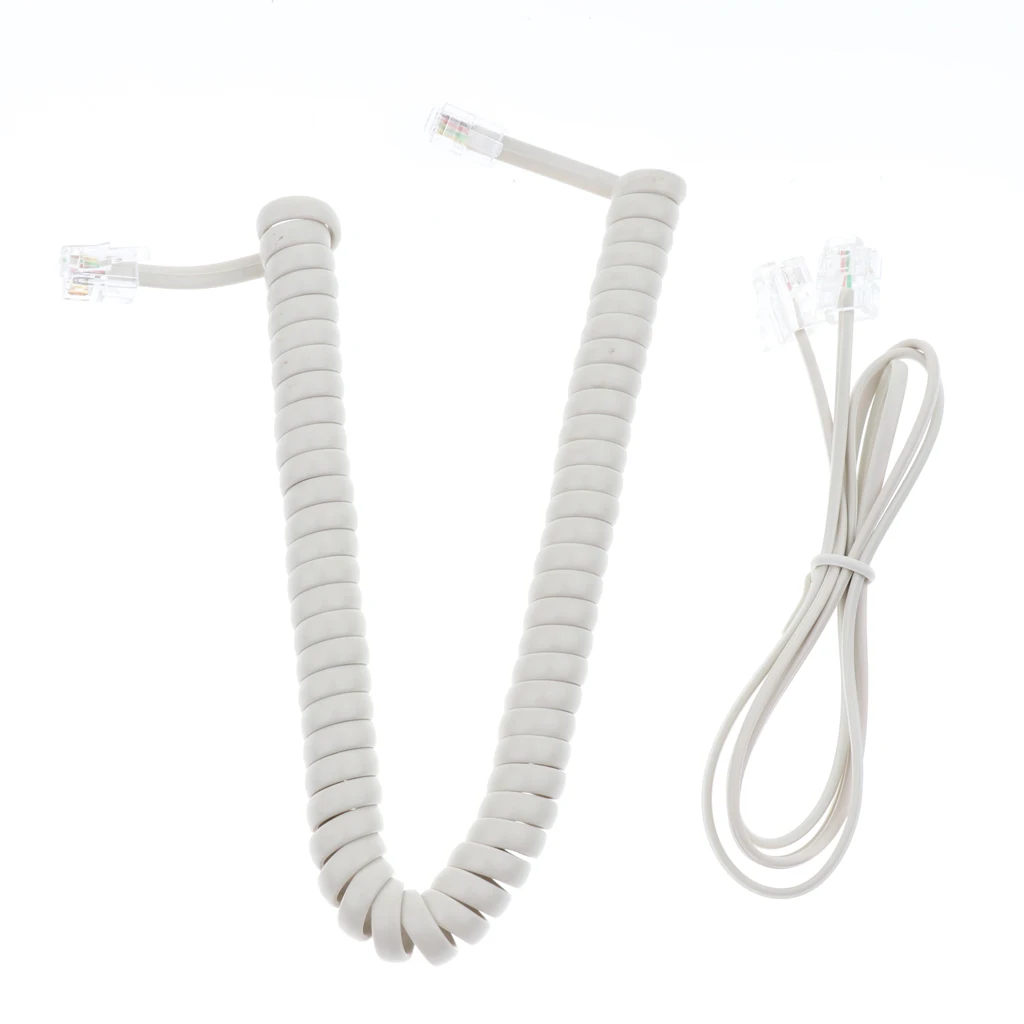 Corded Telephone Dual Port Landline Phone Hanging Wired Wall Home Telephone Corded Business Phone