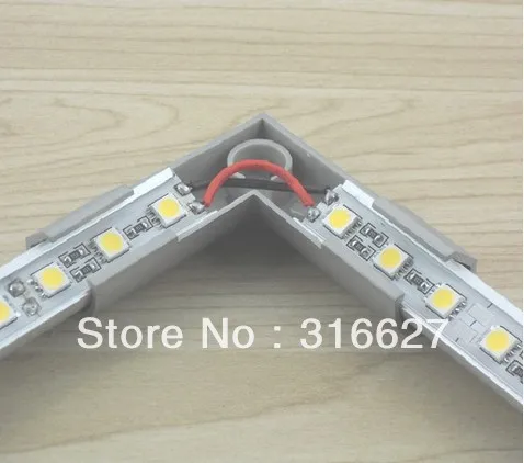 

50PCS LED bar light connector 90degree V-shaped Connector for LED Rigid Strip lightings