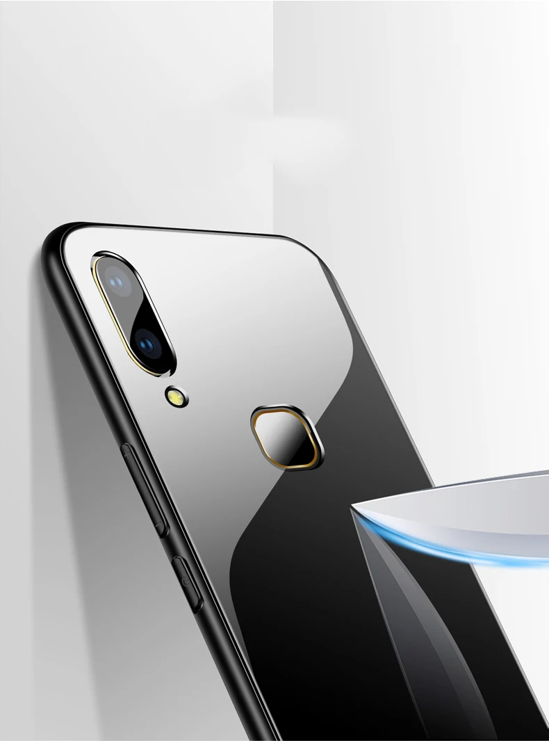 Новейший стиль стеклянный чехол для Coque Vivo V9 V 9 Y85 оболочка 6 3 дюйма телефона s