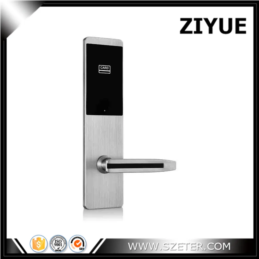 

New Design RF Hotel Card Reader Door Lock with Card Key System for Hotel Guest Access