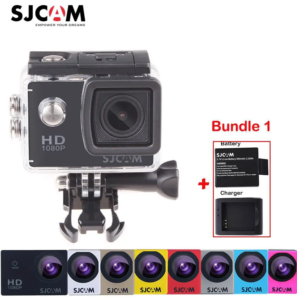 Оригинальный Sjcam SJ4000 2 ''экран HD 30 м Водонепроницаемая подводная Мини