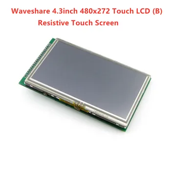 

Waveshare 4.3inch 480x272 Touch LCD (B) LCD TFT Multicolor Graphic LCD, with touch screen and stand-alone touch controller