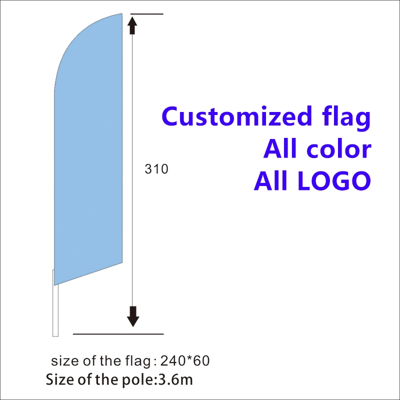 

Advertising Sign3.6m QUALITY USED CARS FEATHER FLUTTER FLAG Dealer Swooper Advertising Sign Banner