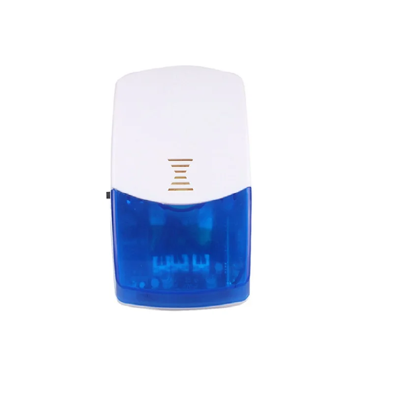 433 МГц беспроводная наружная сирена звук и стробоскоп вспышка светильник сигнализация для домашняя система охранной сигнализации