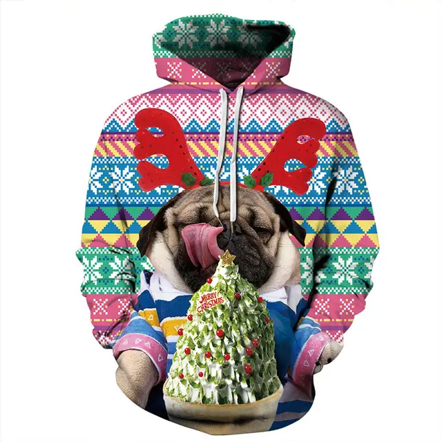 muscle santa sweater