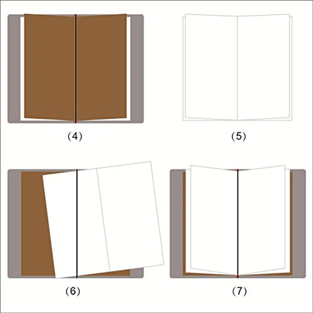 HRHYY записная книжка ручной работы для путешественников-многоразовый кожаный дневник для путешествий 3 вставки 80 страниц стандарт 8x4,9 дюймов