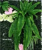 Hanging Plants Artificial Greenery Hanging Fern Grass Plants Green Wall Plant Silk Artificial Hedge Plants Large 5