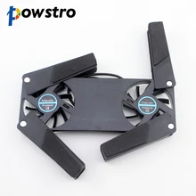 Ноутбук Notebook1 Вентилятор Кулер Радиатор кронштейн USB Вентилятор Кулер для 10-17 вращающийся USB Вентилятор Охлаждающая подставка для компьютера ноутбука