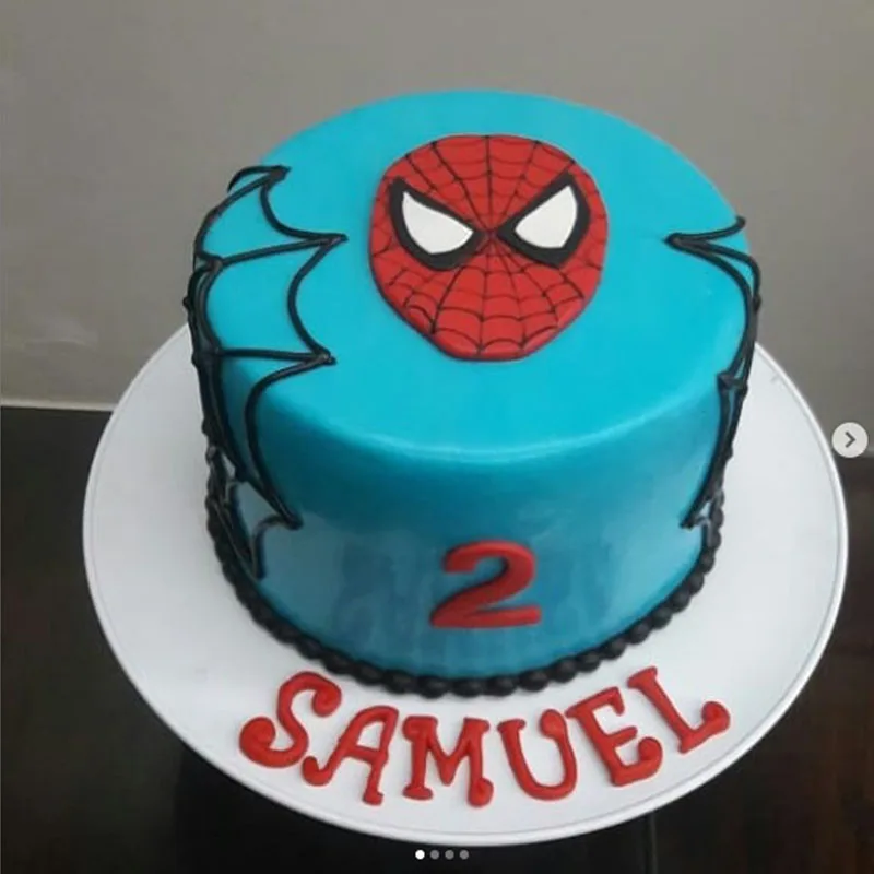 Пленка супер герой паук Лицо Глаза паук веб печенья Набор Сделано 3D печатных помадка кекс Топ торт резак украшения инструмент