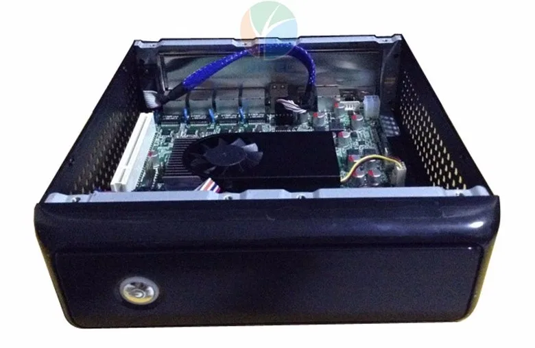 Дешевые Barebone брандмауэр маршрутизатор сервер с DC12V один вход питания Поддержка VGA дисплей Выход