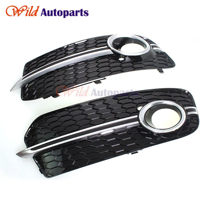 Front Sport Sline Honeycomb Gloss Black+Chrome Bum...