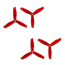 2 Pair Gemfan Hulkie 5055S 3 Paddle CW CCW Propeller Prop for 2206-2300KV Motor RC Model Multicopter Blue Yellow Red Black White gemfan 5152 3 blade propeller red