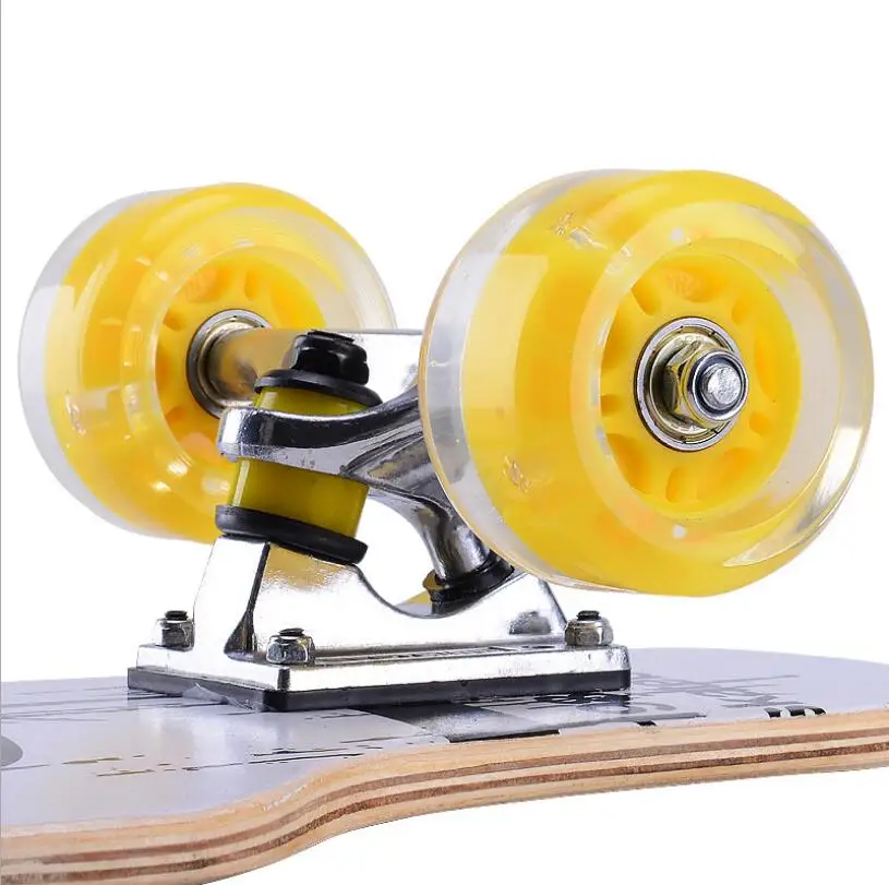 80cm Skateboard Maples Longboard Skate Board 4 Wheel Downhill Street Long Board Dance Board Roller Driftboard for beginners