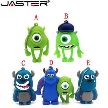 

JASTER full capacity E-DREAM cheap cartoon Monster University model 4GB 8GB 16GB 32GB 64GB USB 2.0 flash drive personality gift