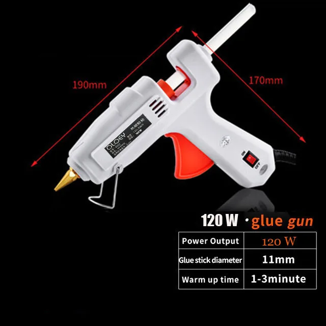 DIY Hot Melt Glue Gun Industrial Electric Silicone Guns Glue Stick Thermo Gluegun Repair Heat Tools 3