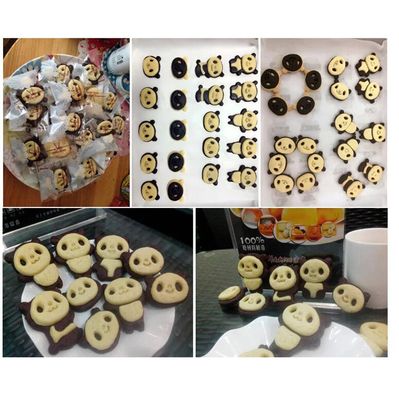 Выпечка милое печенье в виде панды резак формы для торта печенья украшения медведь формы для кухни аксессуары инструменты