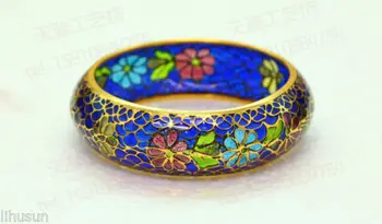 

free shipping Hot sell ~~ Nice Exquisite Retro Cloisonne Enamel Flower Bracelet