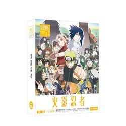 30 листов/комплект японского аниме Наруто ломо карты мини открытка поздравительная открытка рождественские подарки