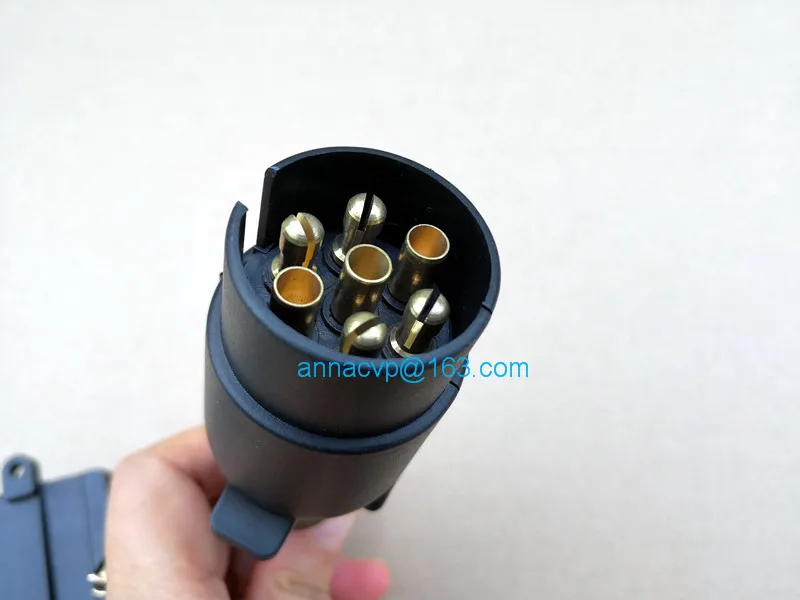 trailer adapter 7 pin trailer plug to 7 pin flat socket (4)