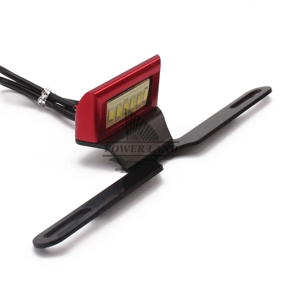 Motorcycle CNC 7colors License Number Plate Frame Licence Holder Rear