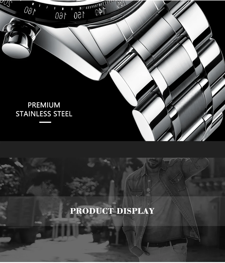 MEGALITH топ модные брендовые мужские часы с хронографом спортивные водонепроницаемые часы мужские кожаные черные кварцевые часы мужские часы Reloj Hombre
