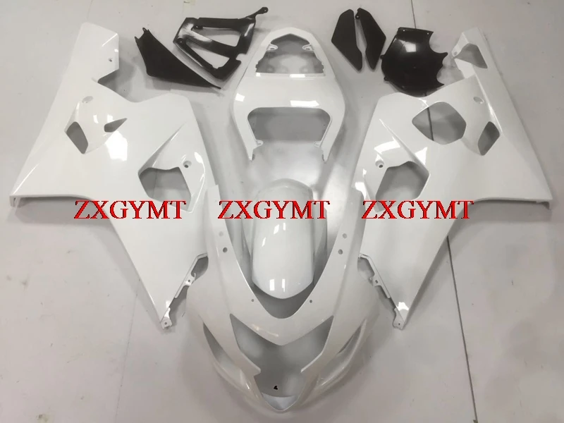 Обтекатели для Suzuki GSXR600 2004-2005 K4 кузов GSXR 600 2004 белый набор для всего тела GSXR750 04 - Цвет: INJECTION mold