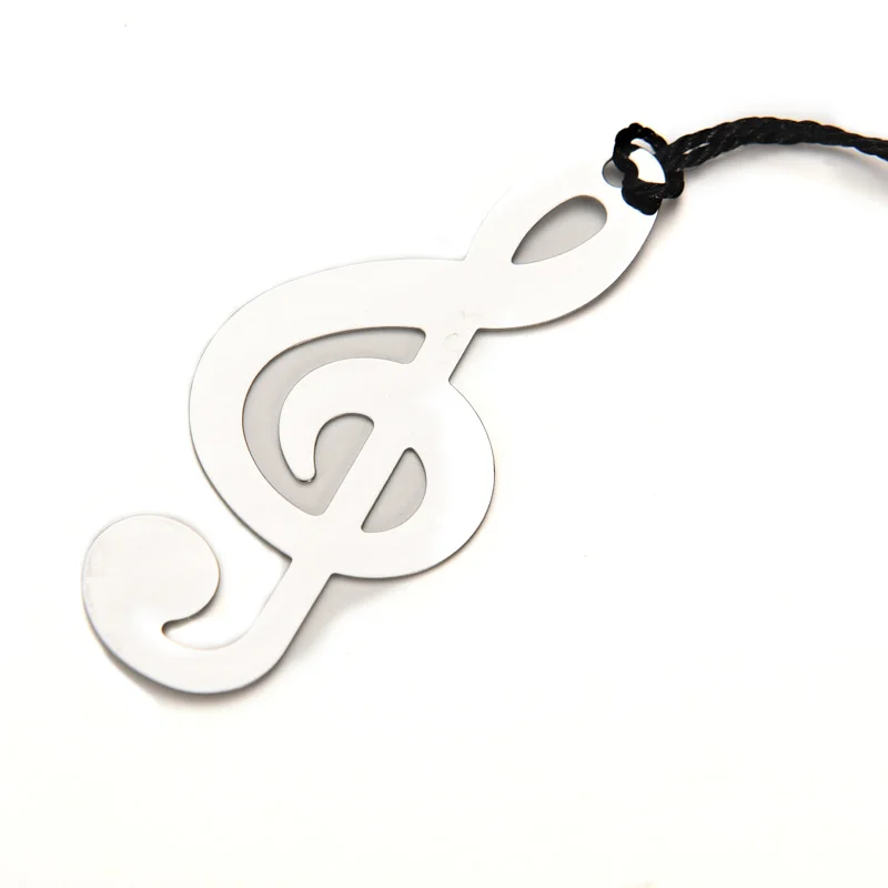 

Note Bookmark Alloy Sliver Music Portable Ducument Book Marker Label Stationery Exquisite Gift Book mark