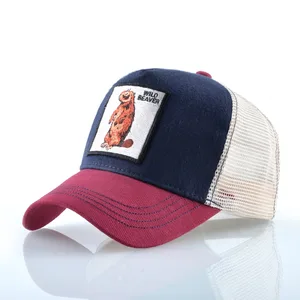 TQMSMY Cute Beaver Cotton Trucker Hat Unisex Summer Baseball Caps for Men Women Trucker Hats Cap Snapback Hip Hop Hats Caps DHSL