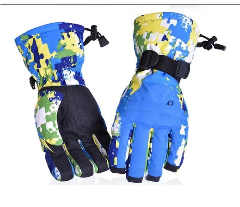 Водонепроницаемые лыжные перчатки для женщин и мужчин, ветрозащитные уличные Зимние перчатки для катания на лыжах, перчатки для велоспорта, мотоцикла, теплые сани, перчатки для сноуборда