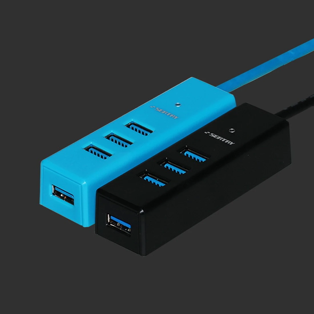 Etmakit جديد المحمولة usb 3.0 4 ميناء محوري usb3.0 الخائن محول فائقة السرعة لأجهزة الكمبيوتر pc امدادات الطاقة العالية