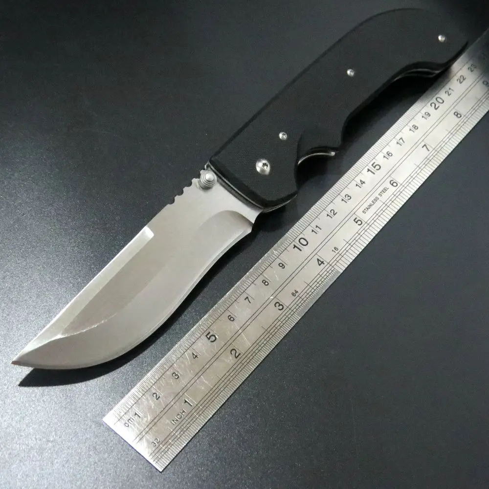

High Quality New Item CS-8 Tactical Folding Knives 9CR Blade G10 Handle Outdoor Hunting Camping Hiking Survival Knife Big Model