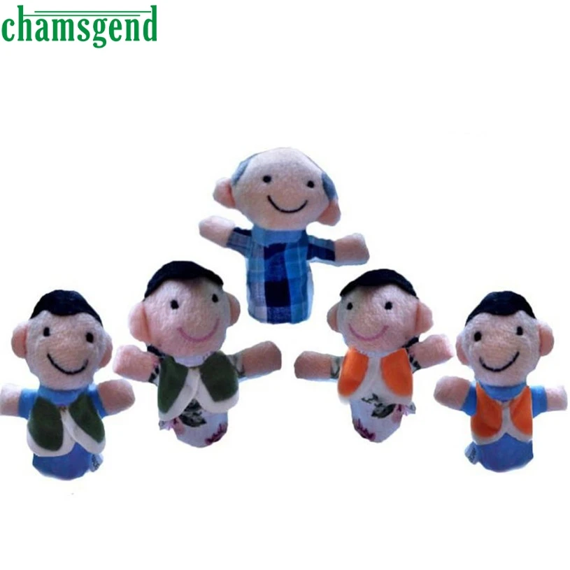 5 Pcs Finger Even Storytelling Good Toys Hand Puppet For