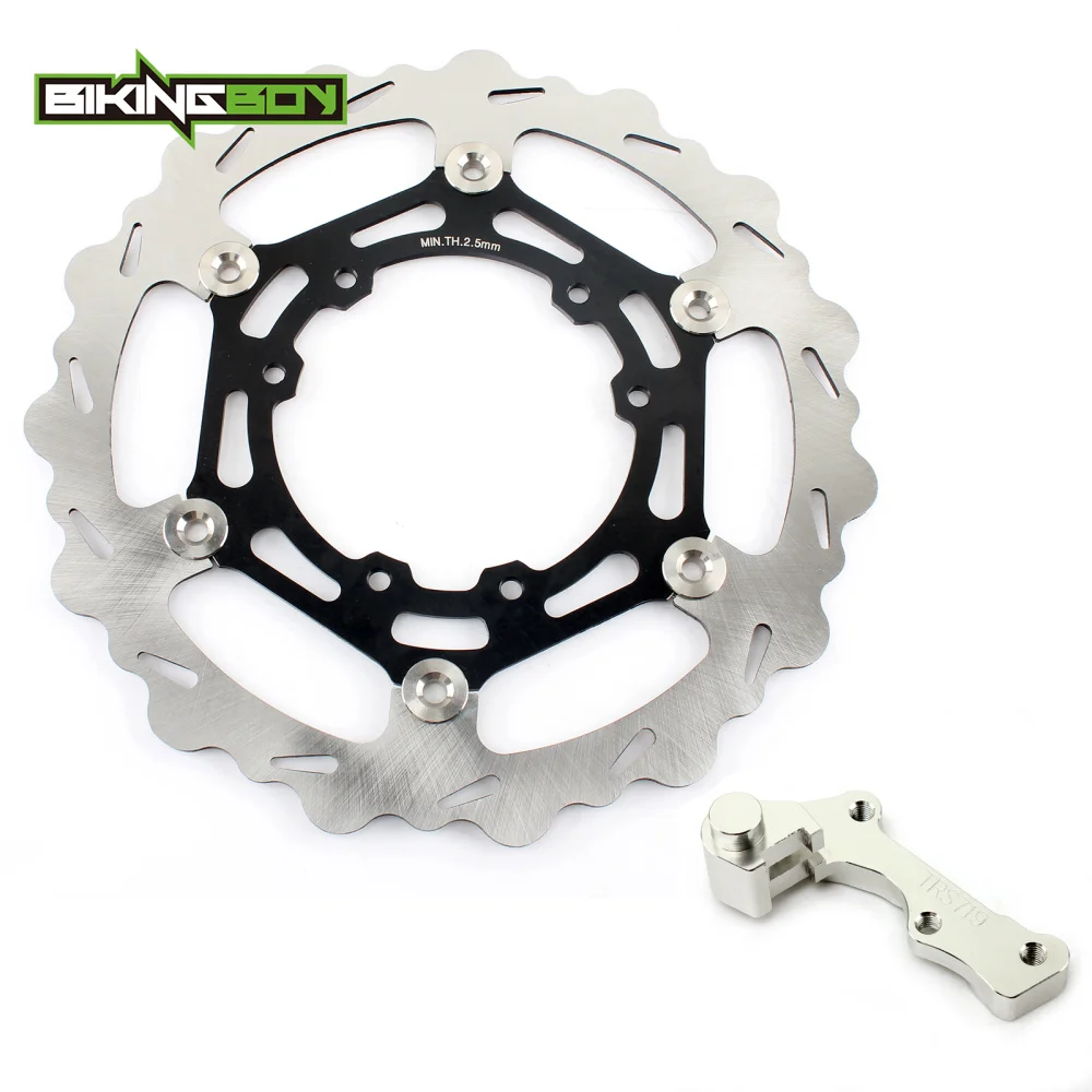 

BIKINGBOY 270mm Oversize Front Brake Disc Rotors Bracket Set for HONDA CRF 250 450 R X 04-12 CR 125 250 R E CRE 250 500 F X