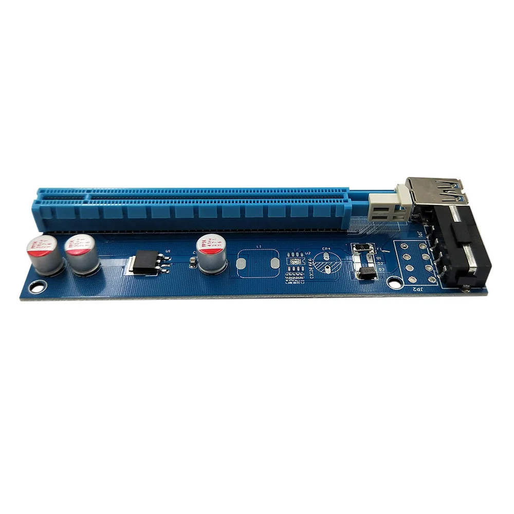 5 шт. переходная карта pci-e Экспресс 1X для 16X переходная карта 4pin USB3.0 переходная карта pci-e Удлинительный кабель с Питание для майнера биткоинов добычи полезных ископаемых