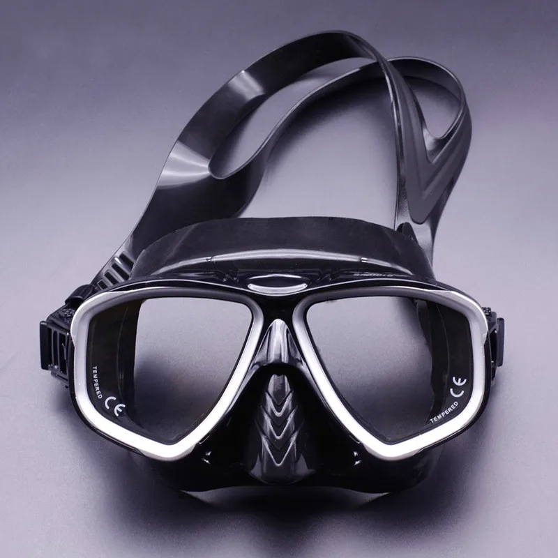 Adult Professional Diving Masks Anti fog Men and women Scuba Silicone