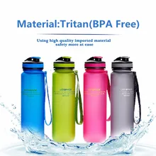 1000 ML Eco-Friendly Tritan (BPA Libre) deportes Botellas de Agua Matorrales de café té leche Taza Espacio escalada Senderismo Ciclismo botella