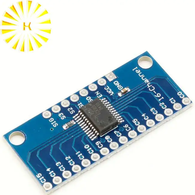 16 канальный аналоговый цифровой мультиплексор CD74HC4067 разъем модуля