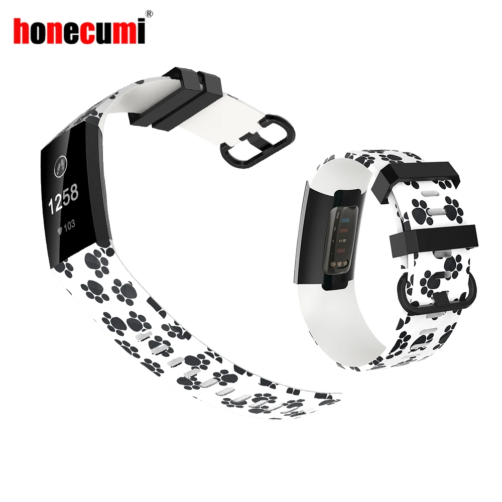 Honecumi сменные полосы совместимые с Fitbit Charge 3 фитнес трекер зарядка ТПУ Смарт часы