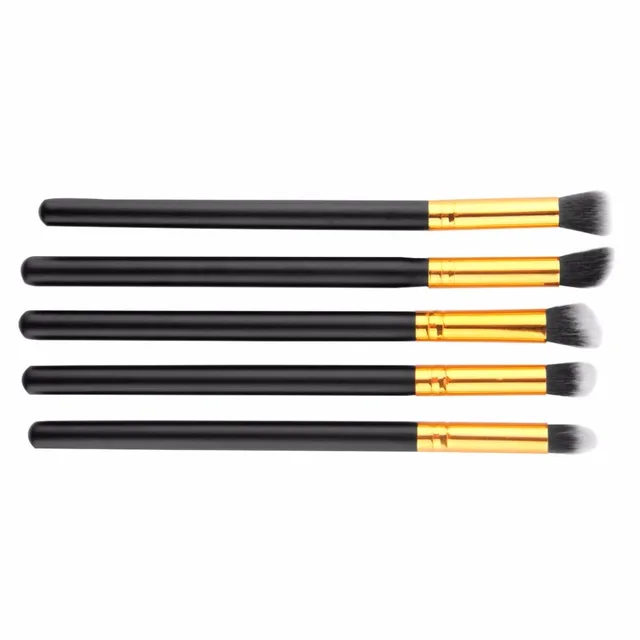 Best Price Black & Gold Synthetic Hair 5PCS Pro Makeup Brush Set Cosmetic Tool Eyeshadow Foundation Brushes Blending Beauty Accessories Best Price Black & Gold Synthetic Hair 5PCS Pro Makeup Brush Set Cosmetic Tool Eyeshadow Foundation Brushes Blending Beauty Accessories
