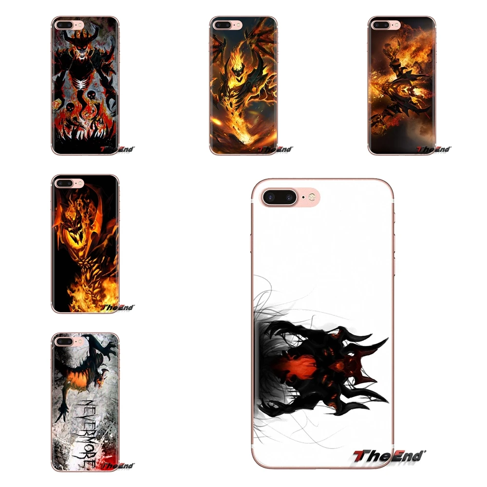 Silicone Shell Case Nevermore dota 2 Hero Shadow Fiend For Samsung Galaxy S3 S4 S5 Mini S6 S7 Edge S8 S9 S10 Plus Note 3 4 5 8 9 |