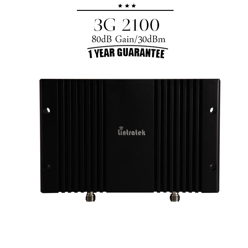 

Intelligent Manual Gain Control 3G WCDMA 2100mhz Cellphone Signal Repeater 80dB Gain UMTS Mobile Cellular Amplifier Booster 40