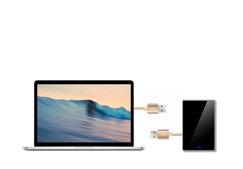 Thbelieve USB Male To Male Cables 1M Braid Nylon Cables USB Extension Cords Fast Speed Charging Data Transimission Retail (6)