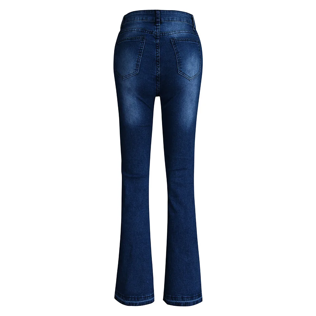 Джинсы Узкие женские джинсы De Mujer Dames джинсы Broeken vaqueeros женские шорты с завышенной талией и карманами широкие джинсы расклешенные рваные брюки Z4