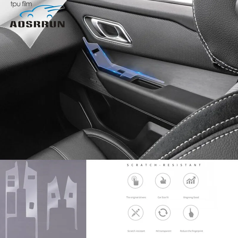 

Car-styling transparent protective film Door panel film Car Accessories For Range Rover Velar 2019 2017 2018