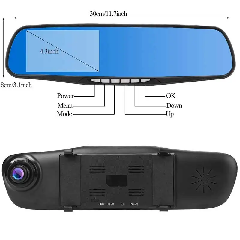 Rear view mirror видеорегистратор цена инструкция по применению