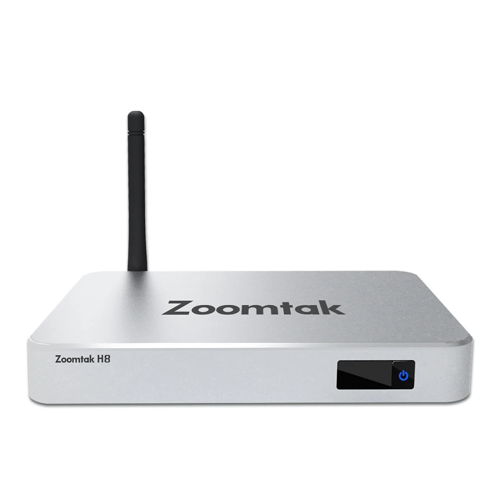 

Zoomtak H8 Smart TV Box Amlogic S905X Quad core 64 Bit Cortex A53 2GB DDR3 RAM 8GB eMMC ROM 4K x 2K H.265 2.4G US UK EU plug