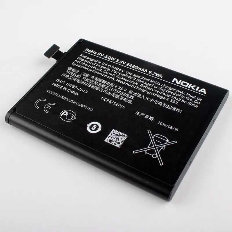 New Original Nokia BV 5QW phone battery for Nokia Lumia 930 929 929